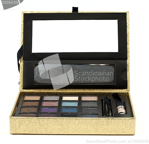 Image of Gold makeup box