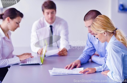 Image of business people in a meeting at office