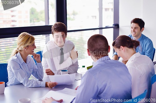Image of business people in a meeting at office