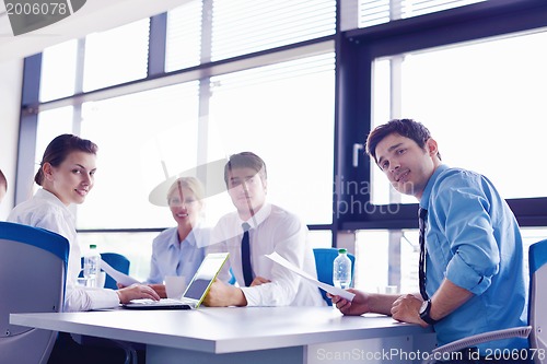 Image of business people in a meeting at office