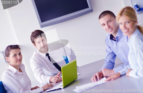 Image of business people in a meeting at office