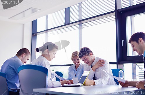 Image of business people in a meeting at office