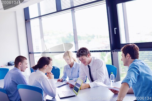 Image of business people in a meeting at office