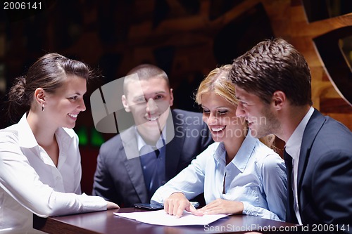 Image of business people in a meeting at office
