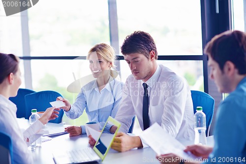 Image of business people in a meeting at office