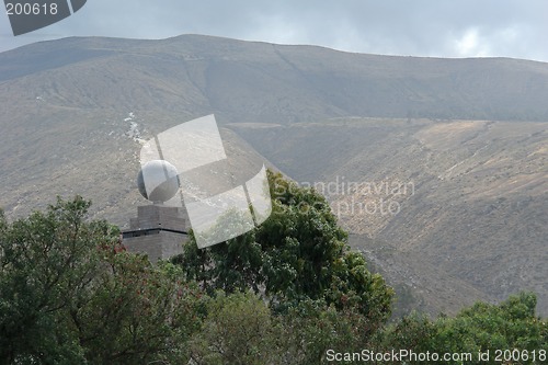 Image of View on The Mitad del Mundo monument