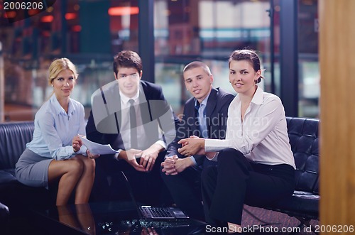 Image of business people making deal
