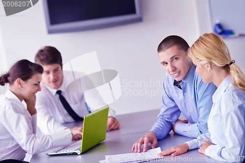 Image of business people in a meeting at office