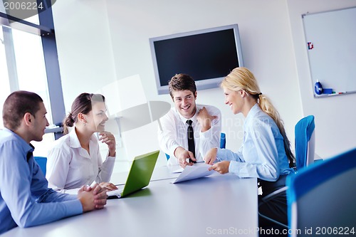 Image of business people in a meeting at office