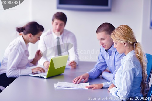 Image of business people in a meeting at office