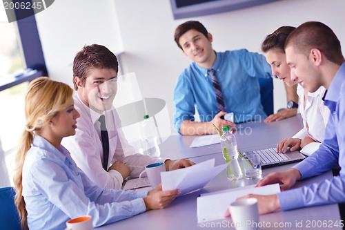 Image of business people in a meeting at office