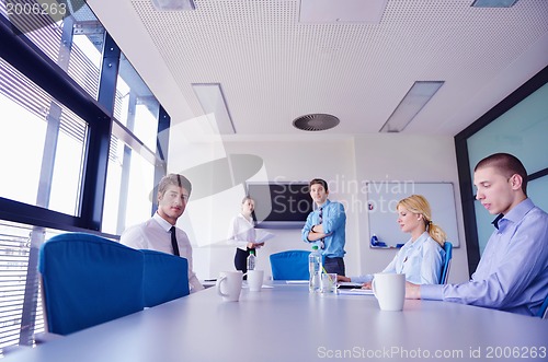 Image of business people in a meeting at office