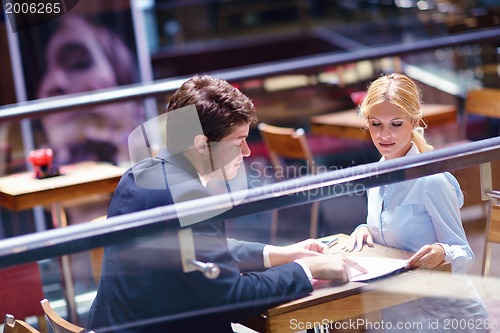 Image of business people in a meeting at office