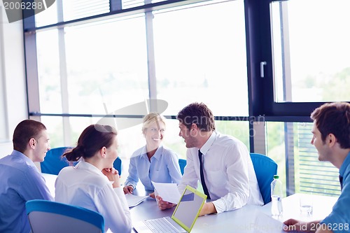 Image of business people in a meeting at office