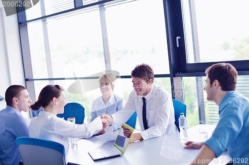 Image of business people in a meeting at office