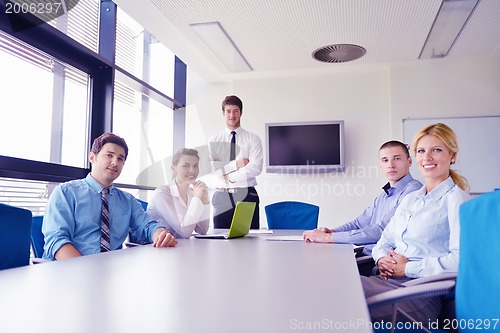 Image of business people in a meeting at office