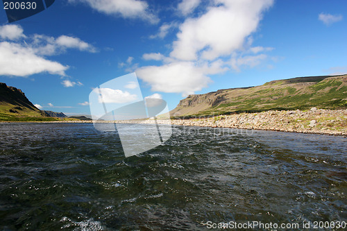 Image of river flows through it