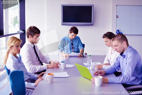 Image of business people in a meeting at office