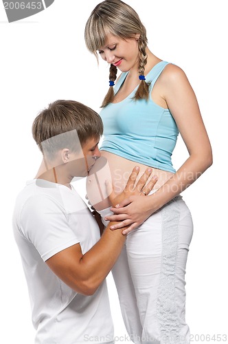 Image of Pregnant woman with husband