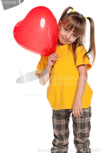 Image of Girl with heart