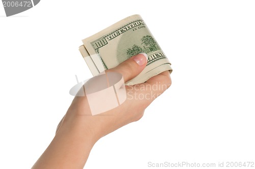 Image of Hand with dollars