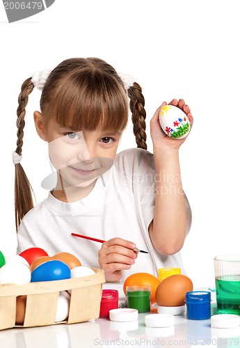 Image of Children with Easter eggs