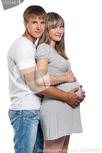 Image of Pregnant woman with husband