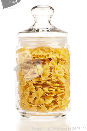 Image of Pasta in glass pot