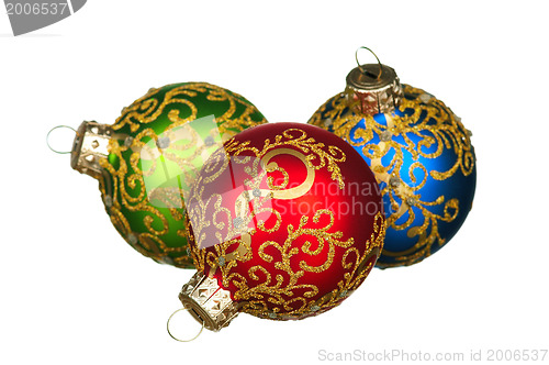 Image of Christmas baubles