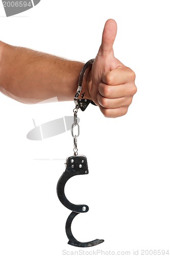 Image of Hand with handcuffs