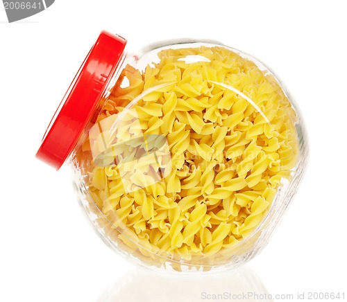 Image of Pasta in glass pot