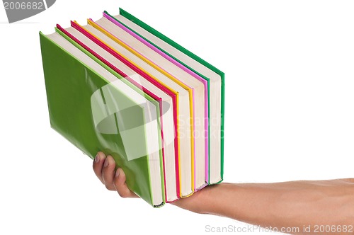 Image of Hand with books