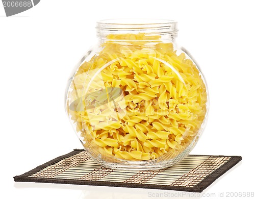 Image of Pasta in glass pot