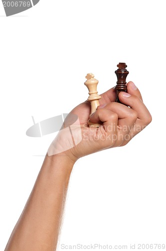 Image of Hand with chess