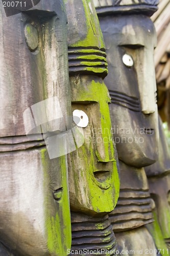 Image of Wooden statues

