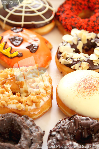 Image of Varieties of decorated donuts