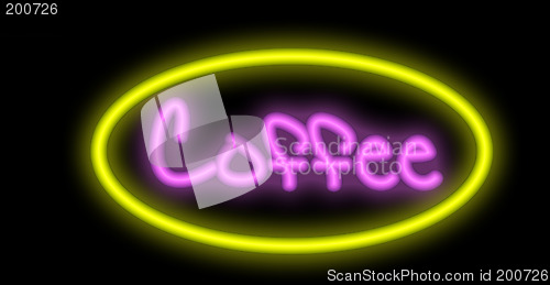 Image of Neon signboard - Coffee