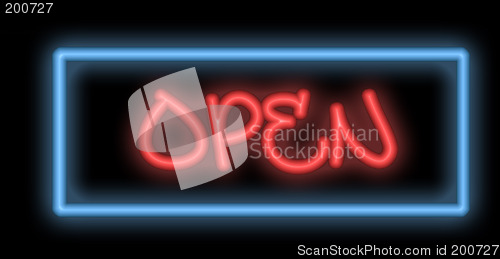 Image of Neon signboard - Open