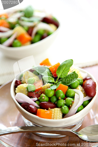 Image of Beans & peas salad