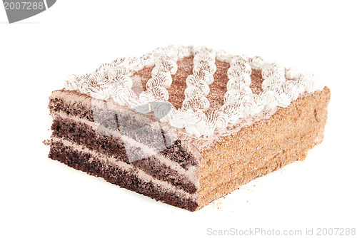 Image of tasty nuts cake