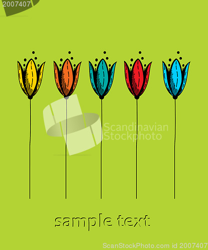 Image of Tulip green card