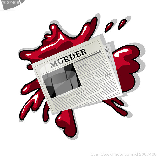 Image of Newspaper murder icon