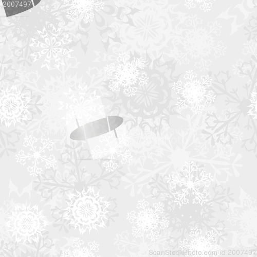 Image of Seamless Snowflake Pattern