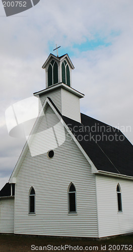 Image of Simple white church