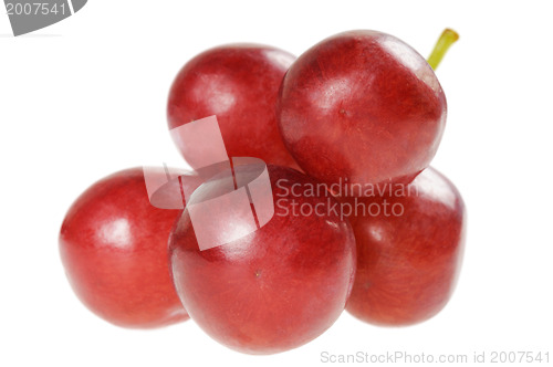 Image of Bunch of red grapes