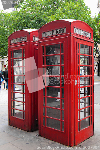 Image of London telephone box