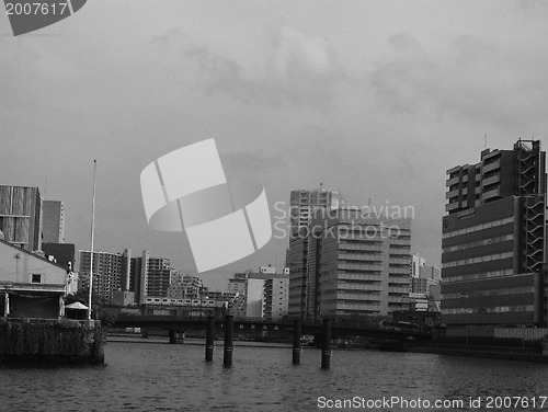Image of Architectural detail of Tokyo, Black and White view
