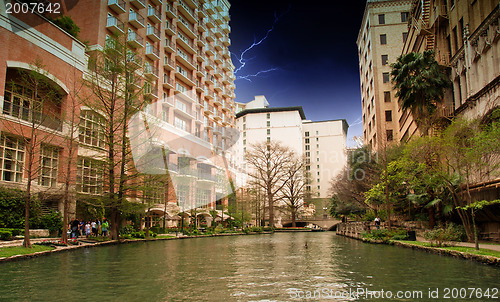 Image of River and Buildings of San Antonio