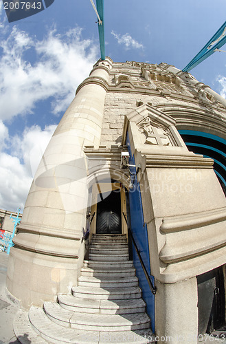 Image of Powerful structure of Tower Bridge in London