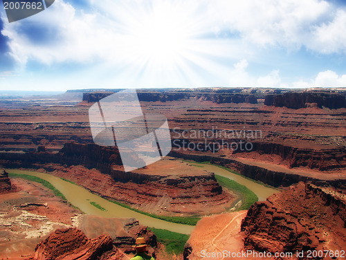 Image of Horseshoe Bend Landscape near Page, Arizona